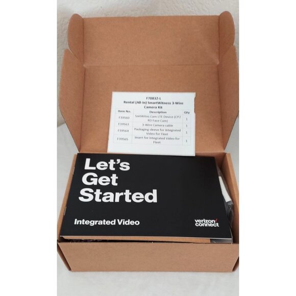 Verizon Connect Smartwitness Video Dash Cam With Cables - Black (CP2-VZ-LTE) New - Picture 5 of 7